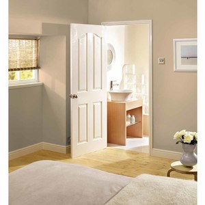 Mayfair 4P White Moulded Textured