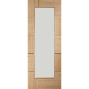 Ravenna Unfinished Oak with Clear Glass