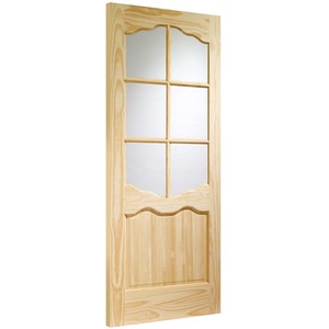 Riviera Clear Pine with Clear Glass