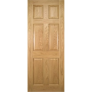 Oxford Prefinished Oak Fire Door (FD30)