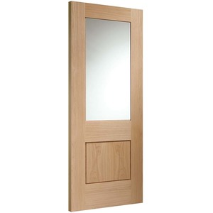 Piacenza Unfinished Oak with Clear Glass