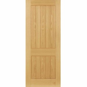 Ely 2 Panel Prefinished Oak Fire Door (FD30)