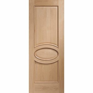 Calabria Unfinished Oak with Raised Mouldings