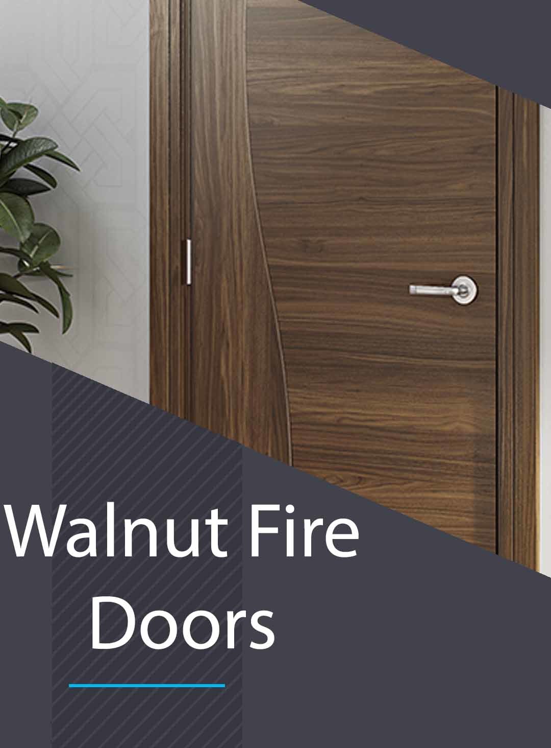 Walnut Fire Doors